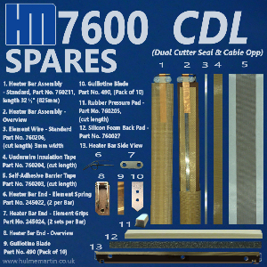 HM 7600 CDL spares